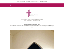 Tablet Screenshot of immanuellutheran-evv.org